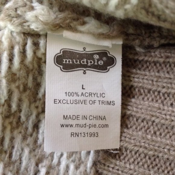 SOLDMud Pie Long Sleeve Tunic Sweater Dress - N533 - Picture 6 of 6